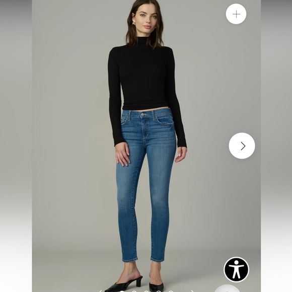 Joe's Jeans Denim - Joe’s Jeans Skinny Ankle Dark Wash Mid-Rise Stretch Denim Size 30